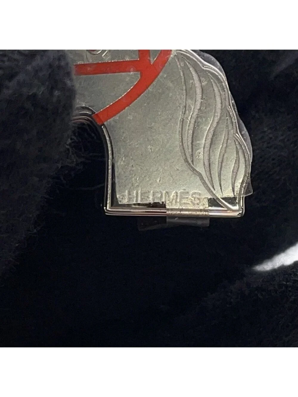 Hermes Twill Ring Quadrige Scarf - Picture 6 of 8